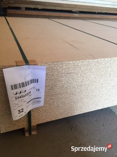 Płyta wiórowa surowa 1 klasa 15mm 5345x2320mm Brzeźno
