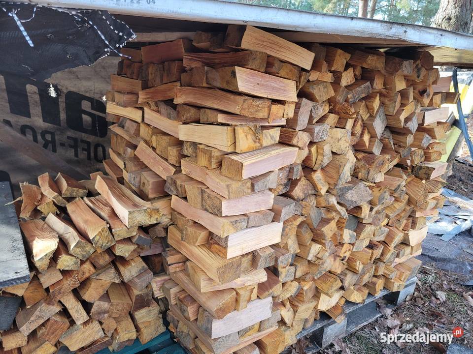 Drewno kominkowe buk dąb olcha okorowana Dąbrowa Górnicza