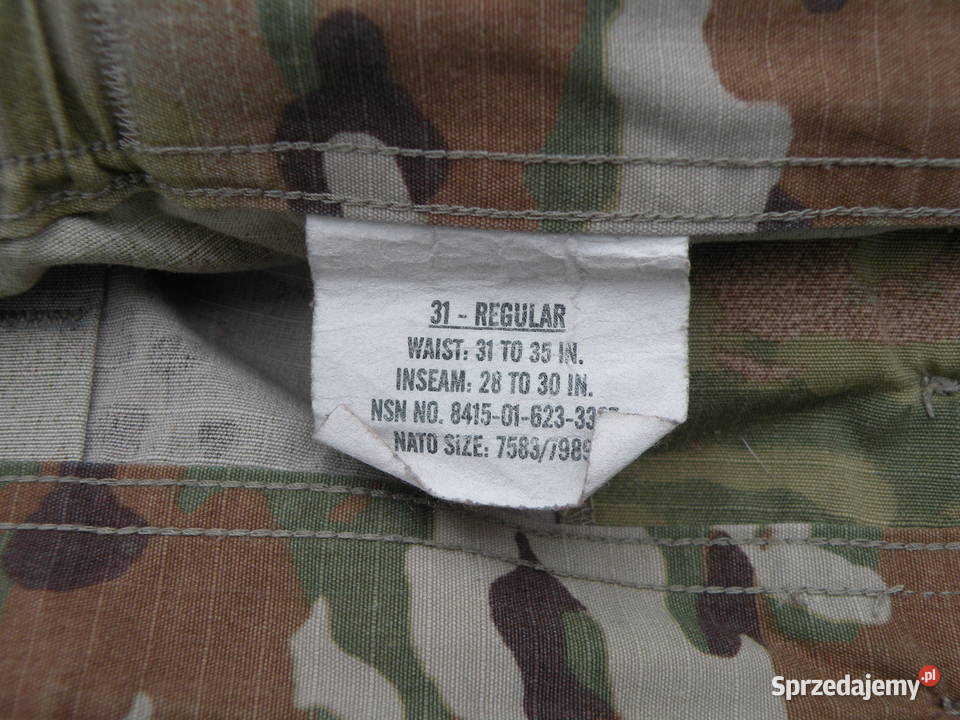 Spodnie ACU multicam OCP 31 regular FEMALE Wrocław