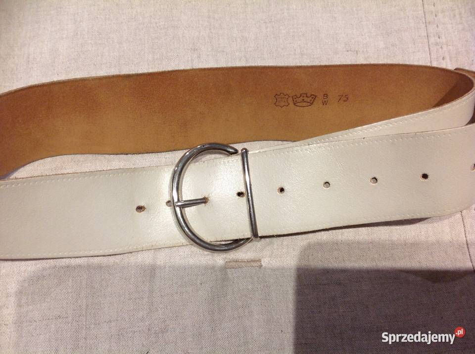 Pasek Skórzany Damski XS skóra naturalna Nowa Sól