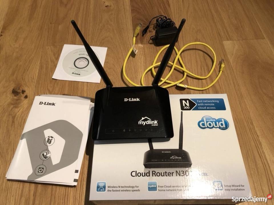 Szybki 300MBbit Router Wifi DLink komplet Warszawa sprzedam