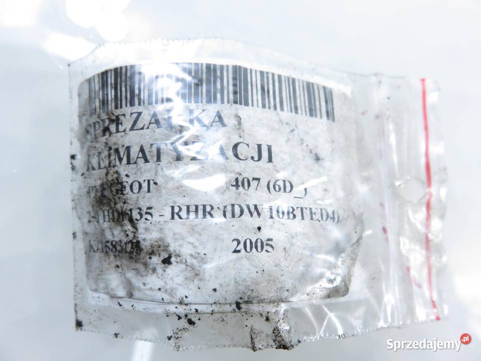 KOMPRESOR KLIMATYZACJI PEUGEOT 407 20 HDi małopolskie
