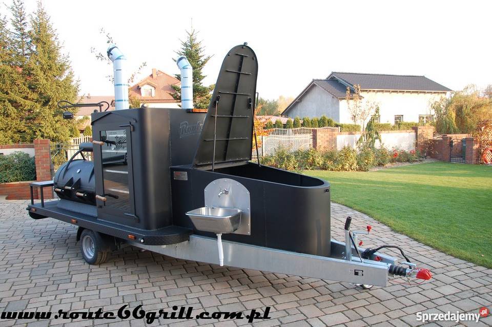 Przyczepa gastronomiczna Grill Texas 2 Route66 Golęczewo