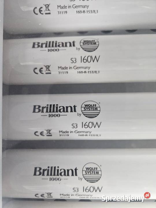 Lampy Brillant S3 160W Wolff System kujawsko-pomorskie Bydgoszcz
