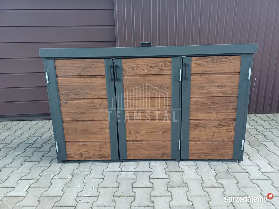 Zabudowa koszy na śmieci obudowa kubłów