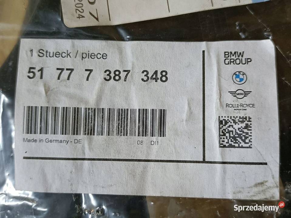 BMW G30 G31 ŚLIZG MOCOWANIE PROGU PRAWE Pleszew