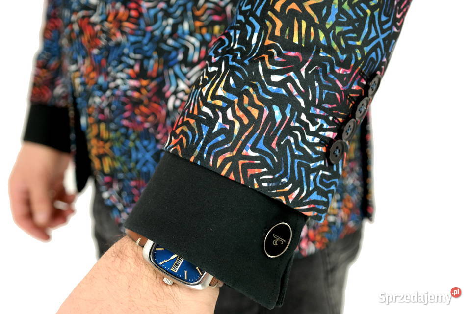 GIOVANNI PERA Marynarka Męska D804 kolorowa Odzież codzienna Ostrów Wielkopolski