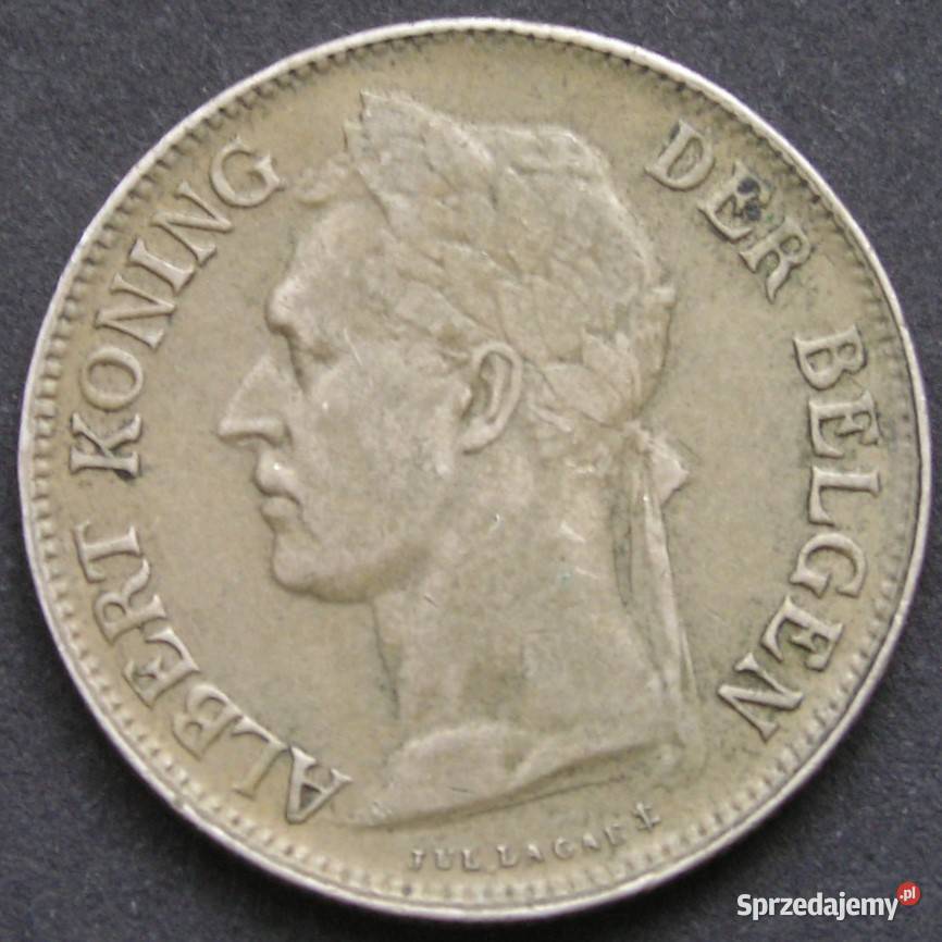 KONGO BELGIJSKIE 50 CENTIMES 1926 KRÓL ALBERT