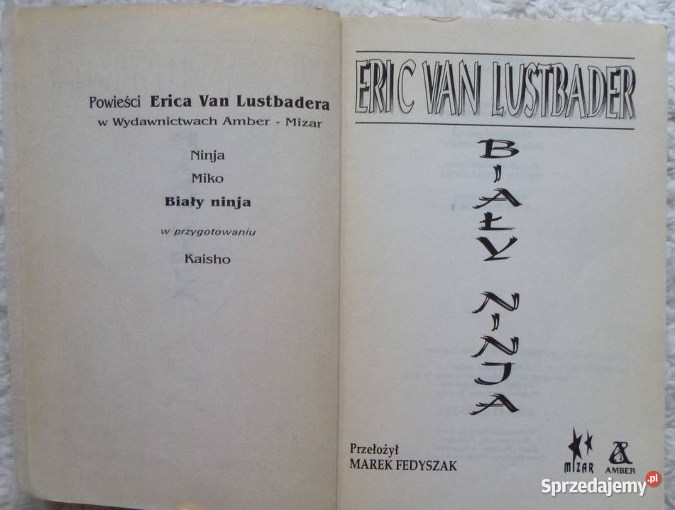 Biały ninja Eric van Lustbader Warszawa
