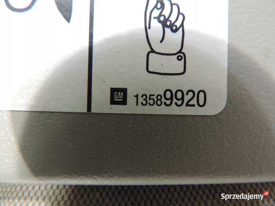 OPEL MOKKA A OSŁONA PRZECIWSŁONECZNA LEWA PRAWA