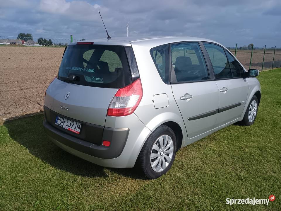 Renault Scenic II 2006r 16 GAZ Klimatronik OK ASR (kontrola trakcji) Witkowo sprzedam
