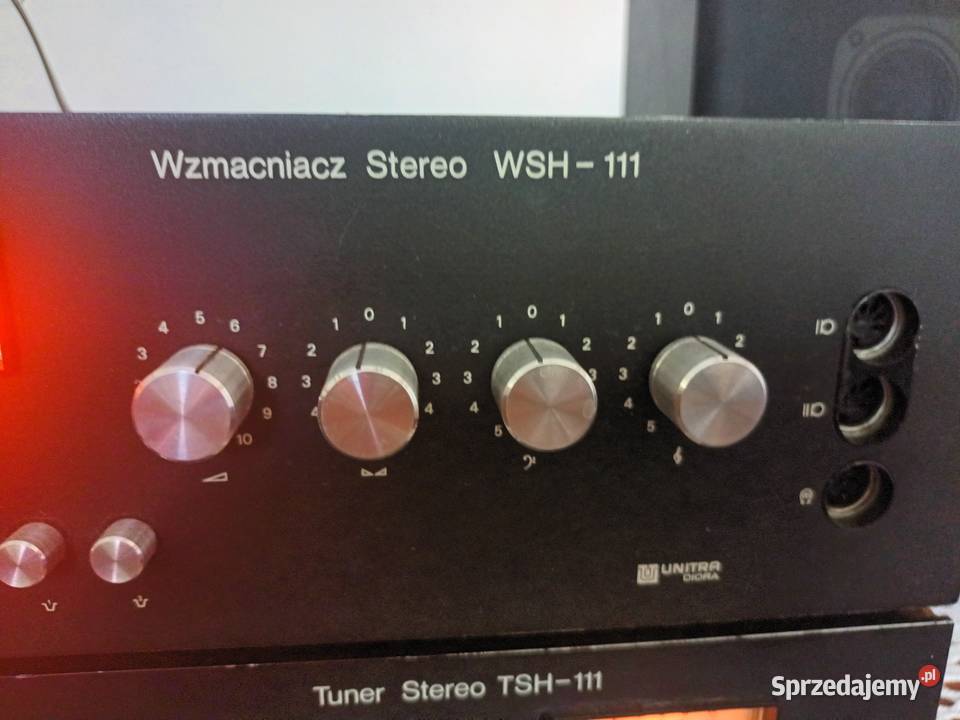 Wzmacniacz WHS 111 Tuner THS 111 Czarny Kruk Tychy