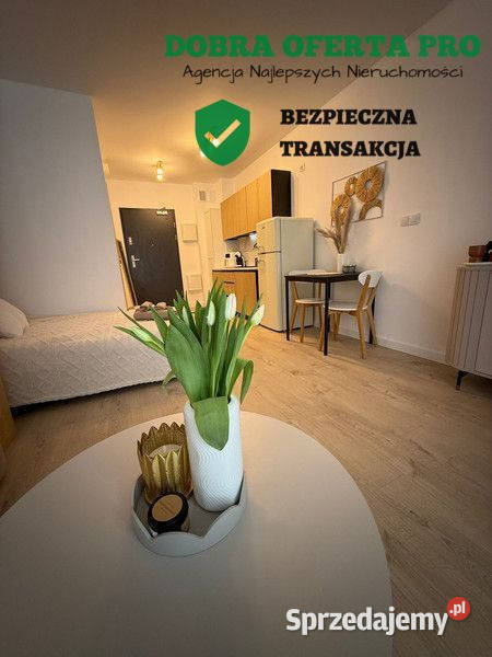 Kawalerka z ogródkiem Motławą parter Gdańsk