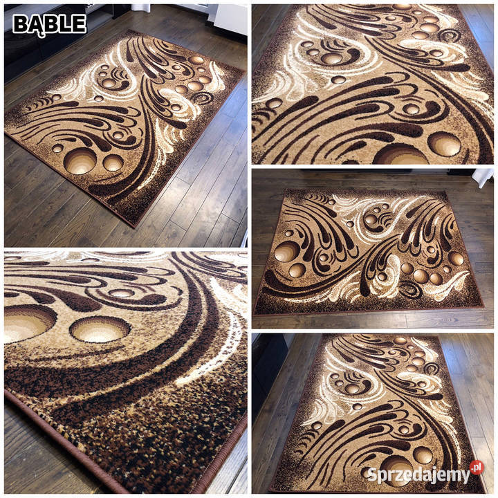 DYWAN 100X200 ALFA BĄBLE BRĄZ RÓŻNE WYMIARY Dywany Białystok