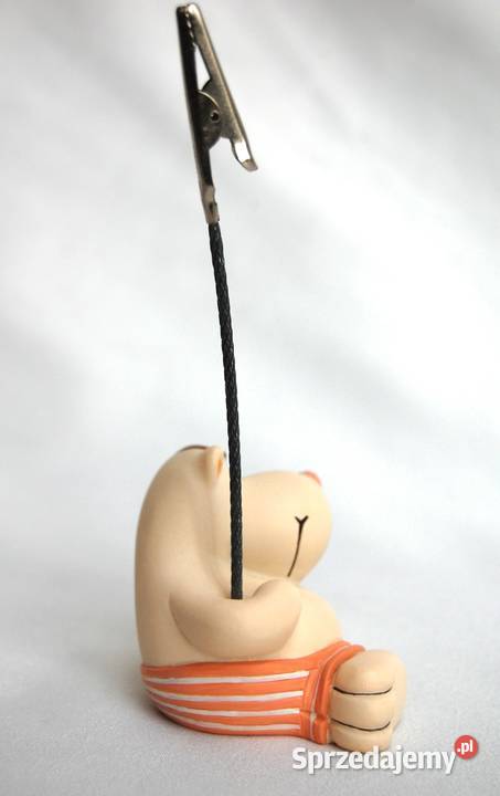 Klips na zdjęcie pocztówkę hipopotam figurka Lublin sprzedam