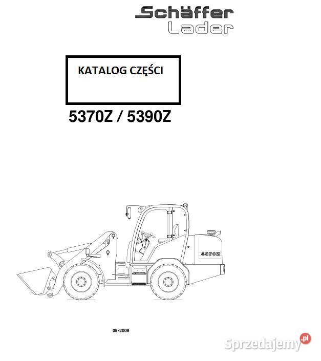 SCHAFFER 5370Z 5390Z katalog części świętokrzyskie Kielce