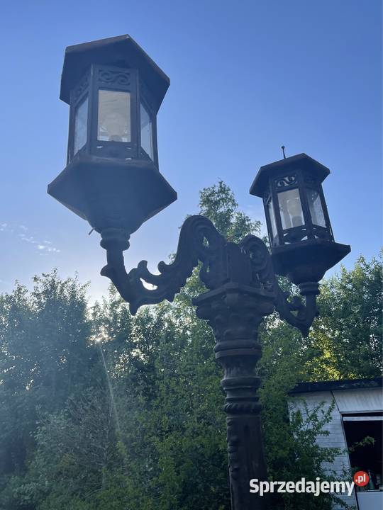 Antyk stara pałacowa lampa wys 3 metry waga 200 Bystrzyca Kłodzka sprzedam