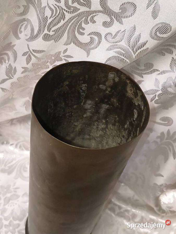 Łuska artyleryjska 105 mm M14 z 1944 r oryginał Chorzew