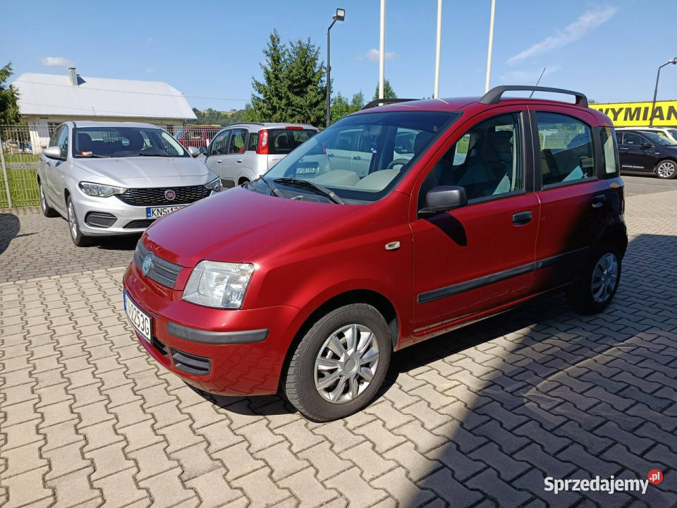 Fiat Panda 12 59 bezwypadkowy Super Stan Serwis lakier metallic Nowy Sącz