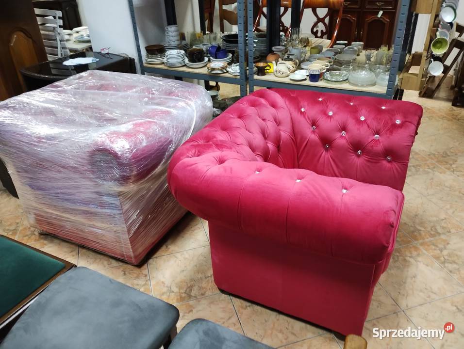 Fotele w stylu chesterfield Ełk