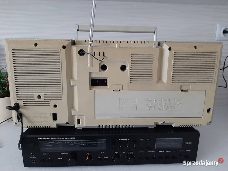 Radmor 5412 Czarny Radiomagnetofon Unitra Condor Grybów