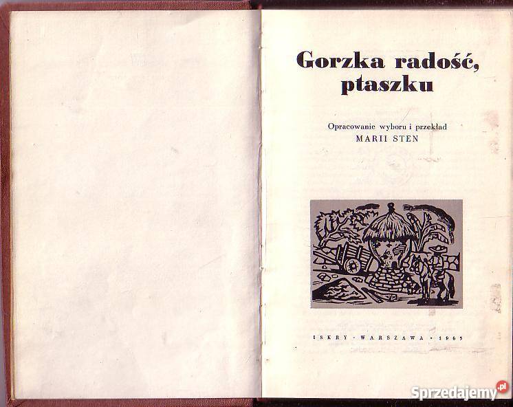 8671 GORZKA RADOŚĆ PTASZKU OPRACOWANIE WYBORU I literatura piękna - proza zagraniczna
