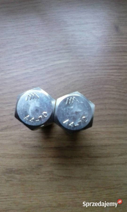 Śruby nierdzewne M16x40 stal kwasoodporna A470 Polkowice