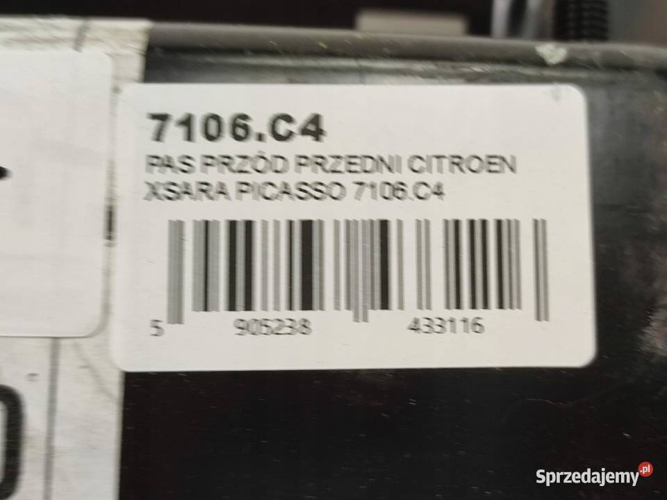 PAS PRZÓD PRZEDNI CITROEN XSARA PICASSO N68