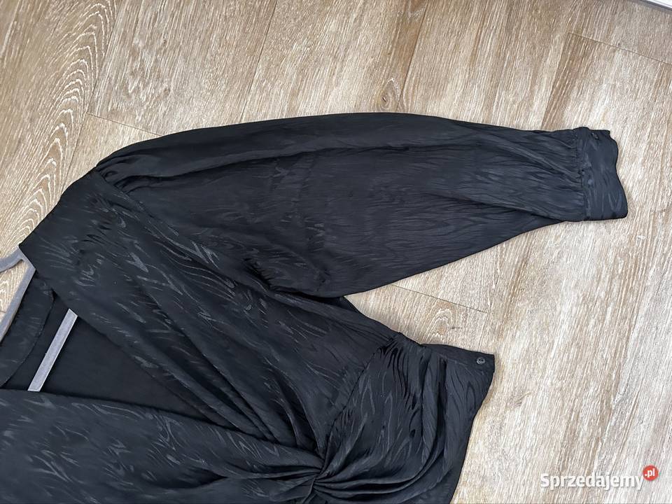 Elegancka czarna bluzka 38 40