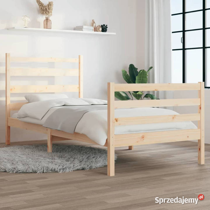 Rama łóżka lite drewno sosnowe 100 x 200 Warszawa