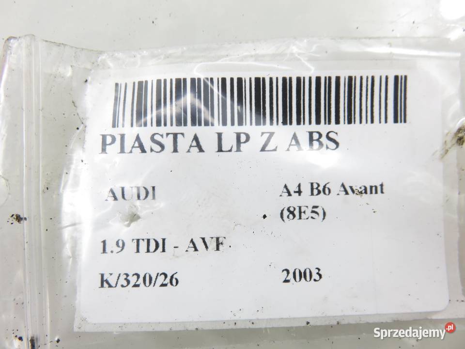 ZWROTNICA PIASTA PRZEDNIA LEWA AUDI A4 B6 19 TDI sprzedam