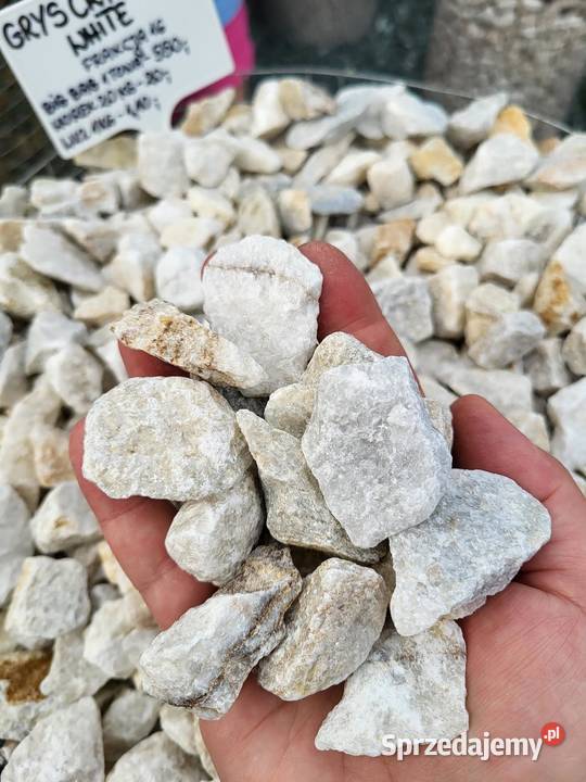 Grys Crystal white 816 Kamienie ogrodowe Białobrzegi