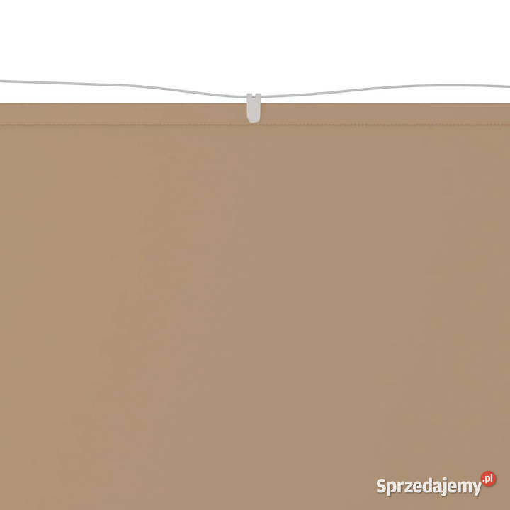 Markiza pionowa kolor taupe 140x420 tkanina Markizy i osłony Warszawa sprzedam