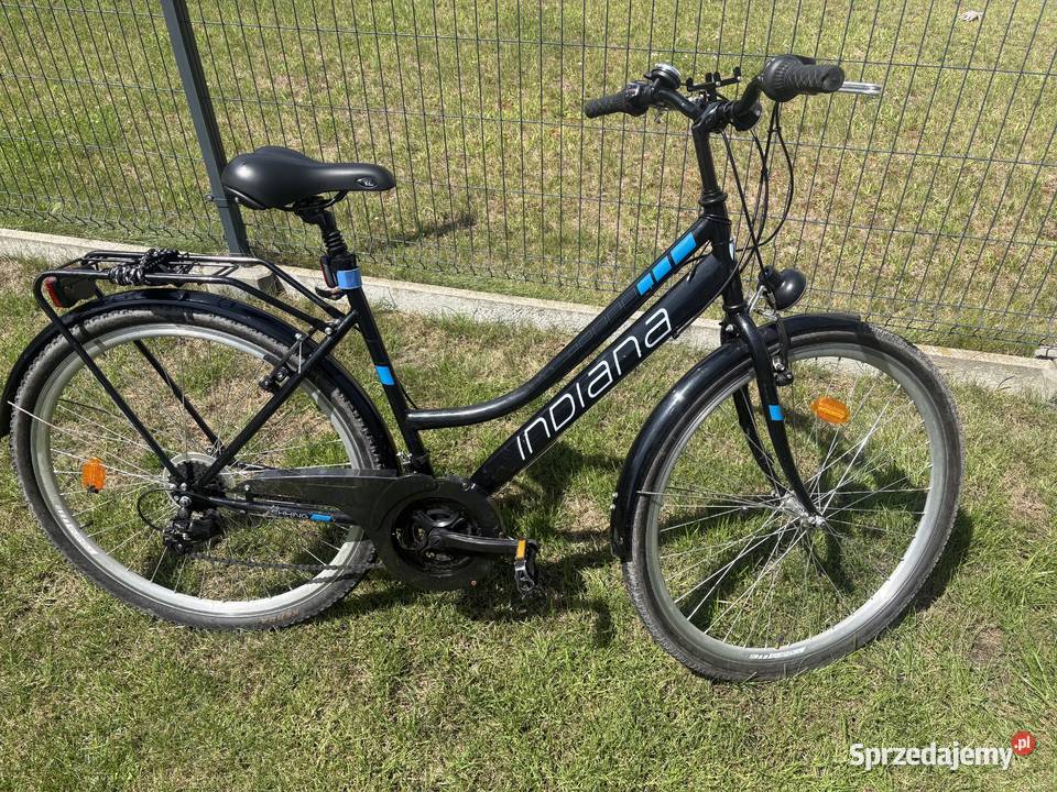 Rower damski trekingowy Indiana 28 czarny stan