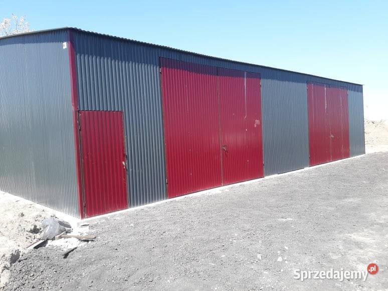 Garaż Blaszany 15x10m GRAFIT Magazyn Garaże Sprzedaż Biłgoraj