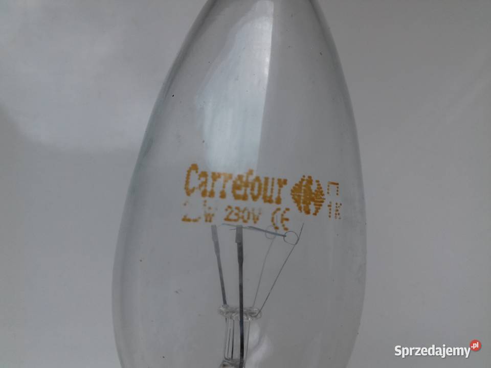 Żarówka wolframowa E14 25W Carrefour w pudełku kujawsko-pomorskie Bydgoszcz
