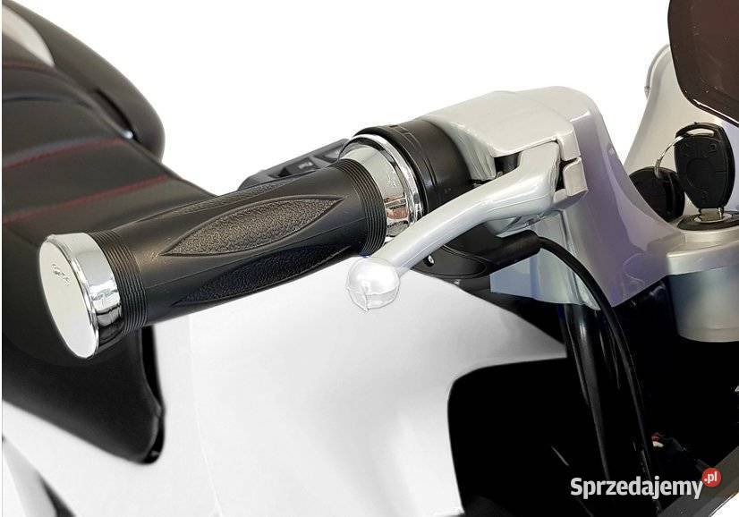 Motor na akumulator Policja biały Bielsk Podlaski