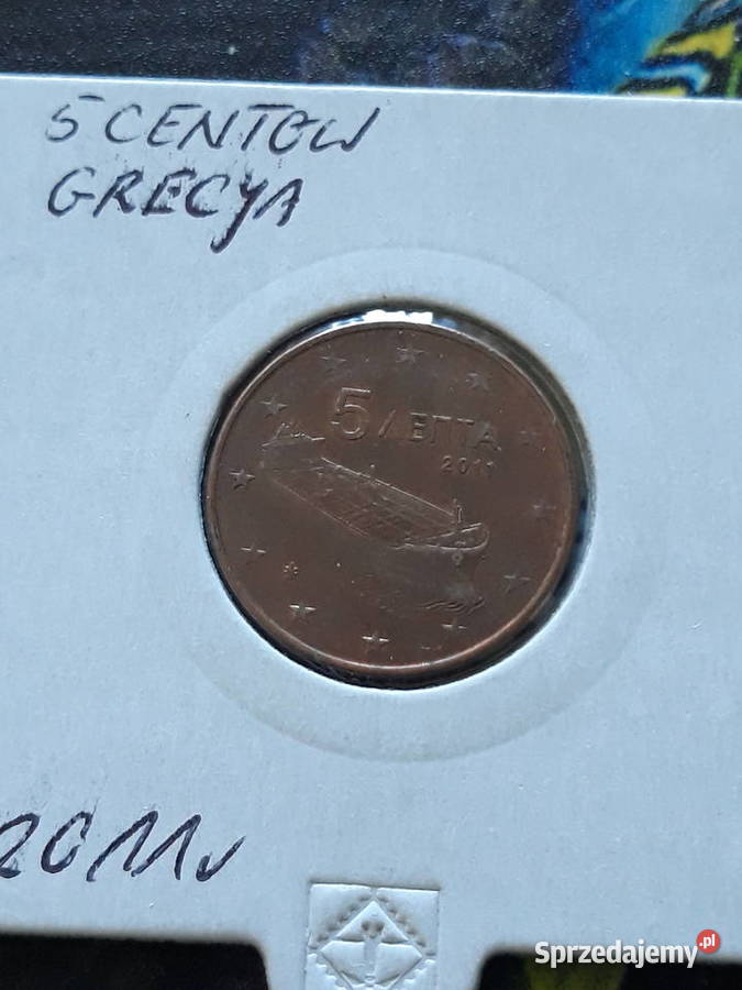 5 Eurocentów Grecja 2011 r