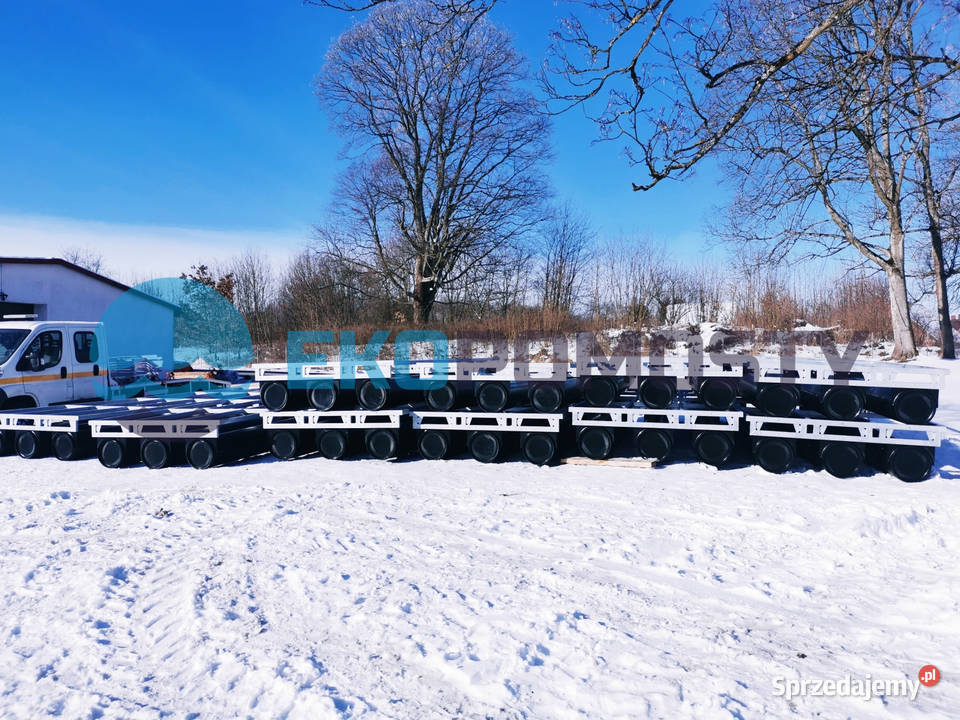 Pomost pływający platforma pływająca wzmocniona Drawsko Pomorskie sprzedam