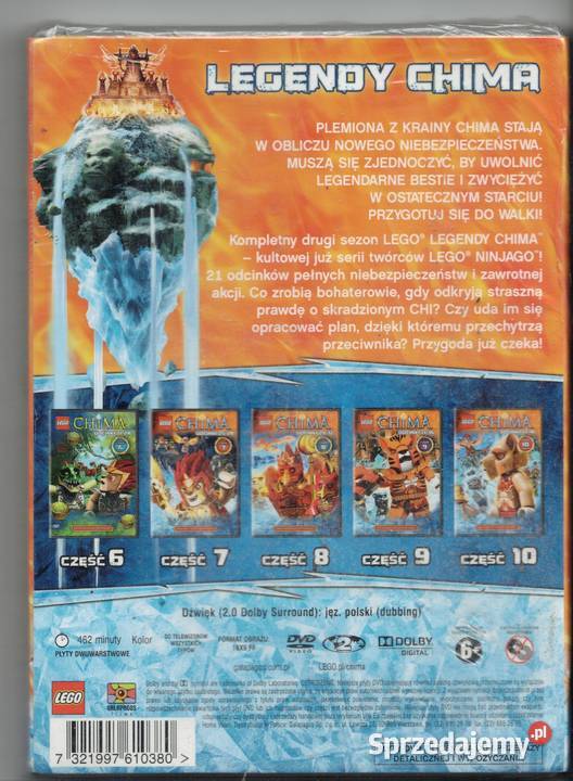 LEGO LEGENDS OF CHIMA SEZON 2 ODCINKI 2141 3 i więcej Warszawa