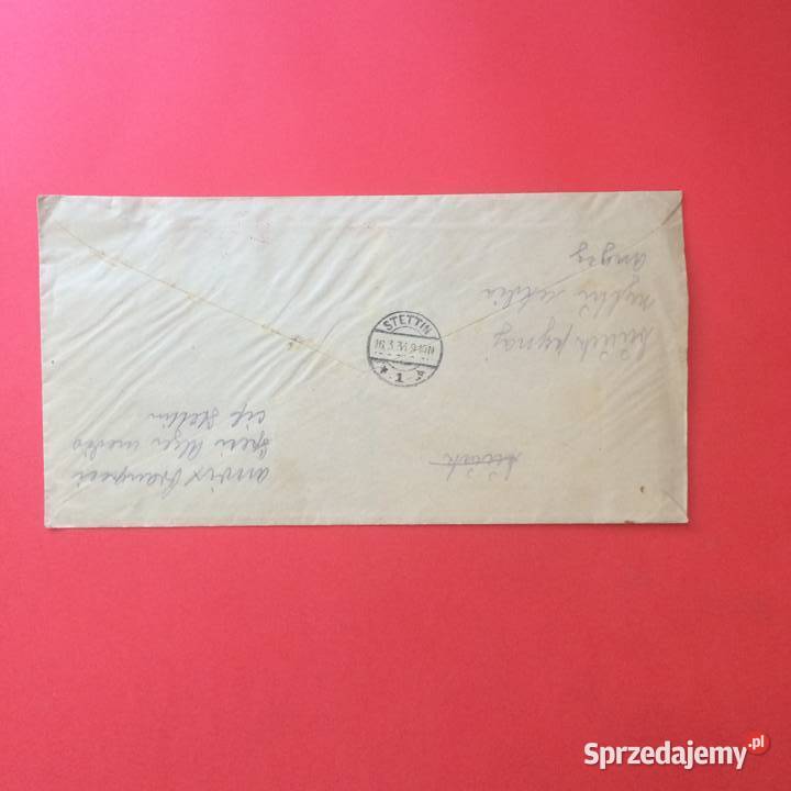 1797 Niemieckie Pismo Allianz Stettin Szczecin