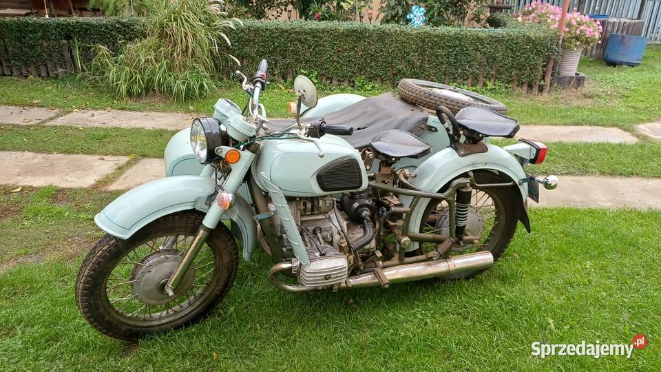 Dniepr MT z wózkiem bocznym stan oryginalny nieuszkodzony Annopol