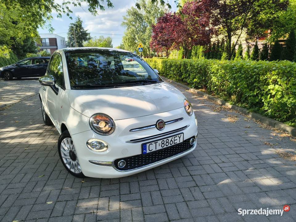 Fiat 500 bezwypadkowy wersja Lounge stan klimatyzacja
