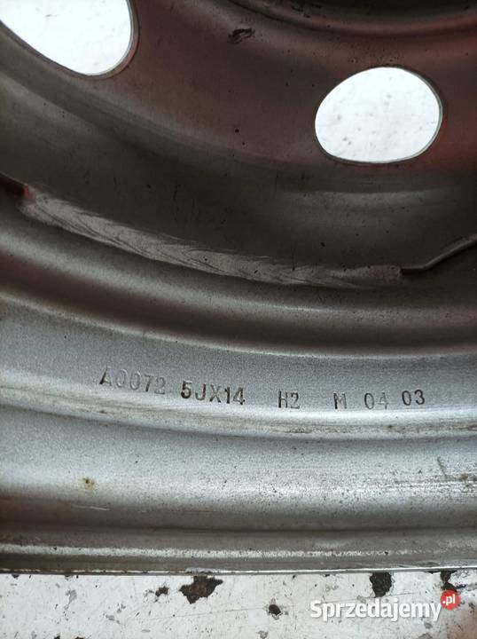 FELGA STALOWA R14 5X1143 ET31 OC60MM 5JX14