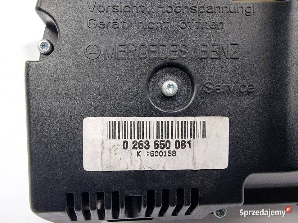 LICZNIK ZEGAR MERCEDES W 221 0263650081 Lipno