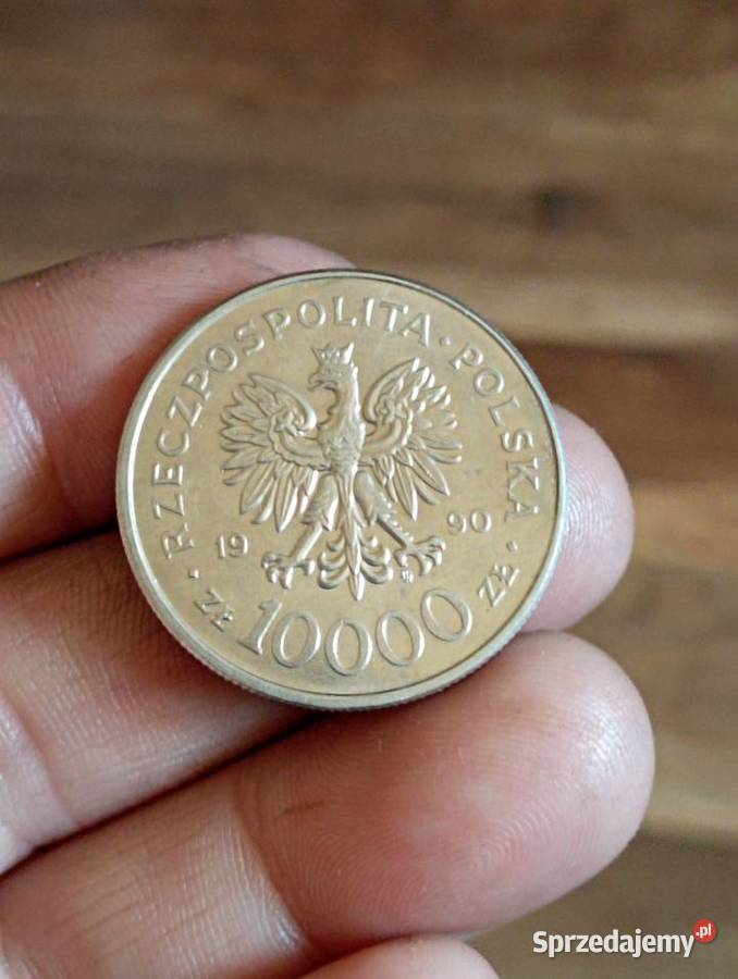 Sprzedam monete 10000 1990 r Solidarnosc