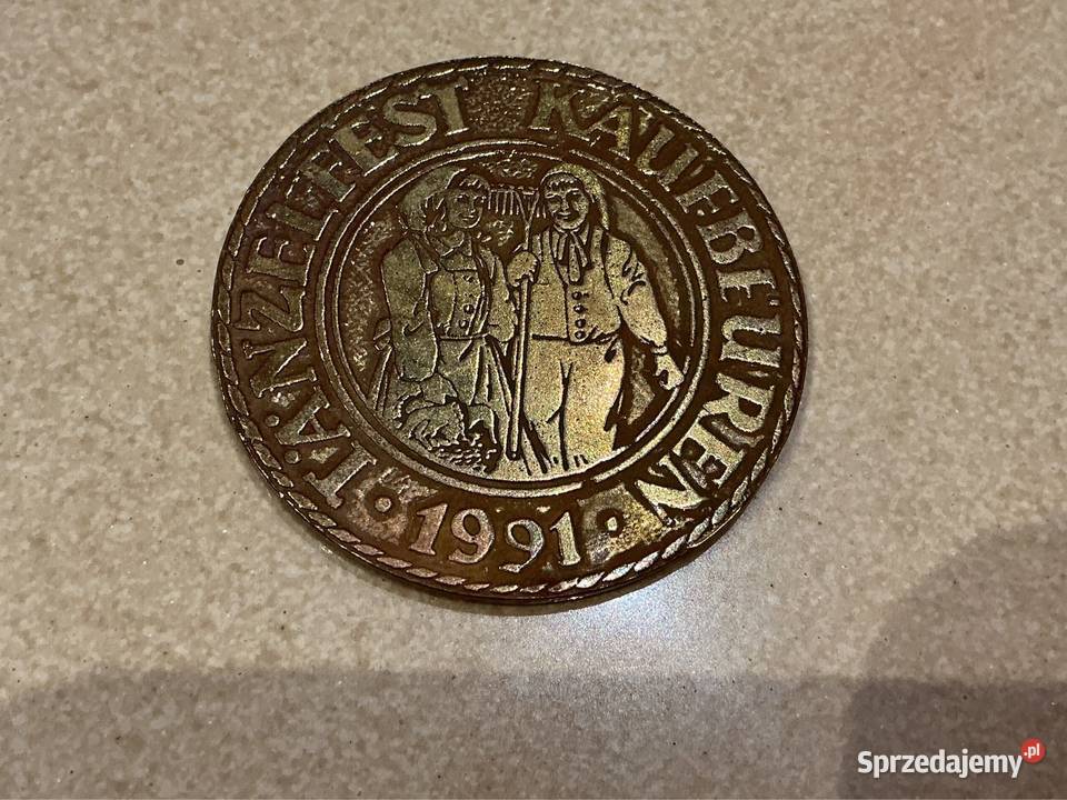 Żeton Medal Święto Tańca 1991 Niemcy Pozostałe Nowa Sól
