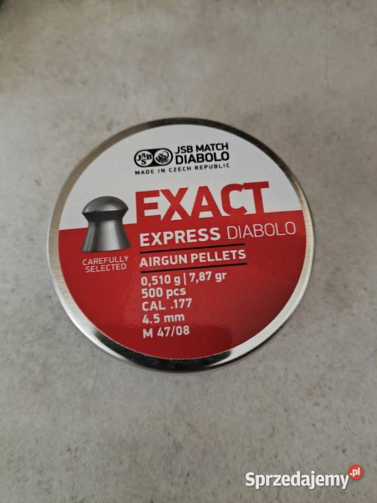 Śrut Diabolo JSB EXACT kal 452 mm 500 Chwałowice sprzedam