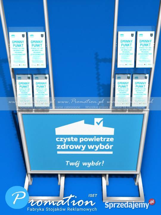 Ścianka reklamowa na plakat A1 8 ulotek DL do sprzedam