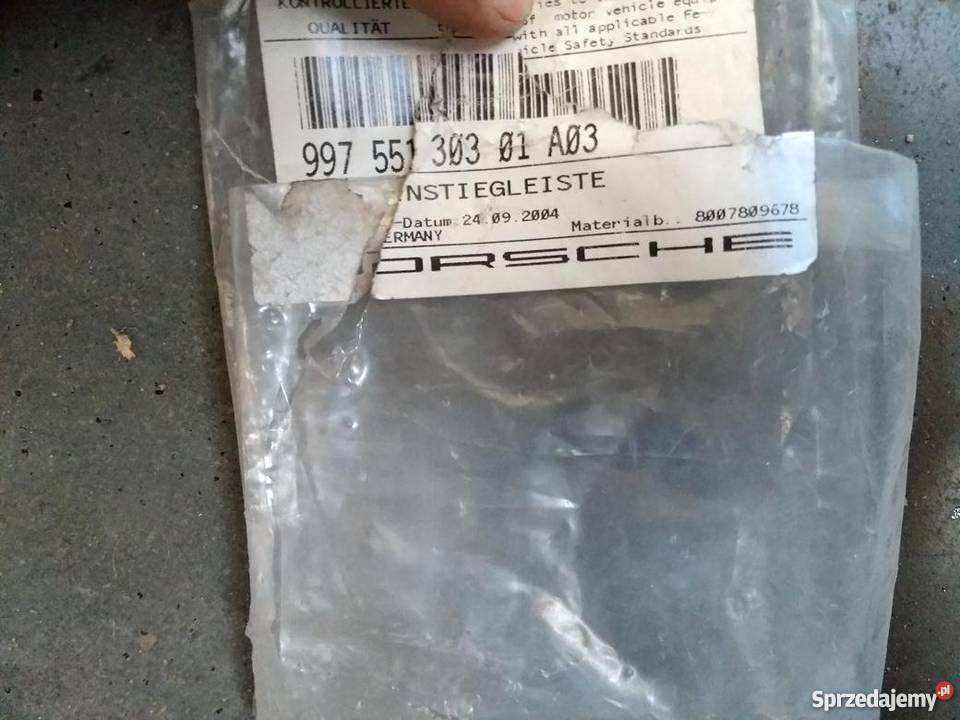 PORSCHE 996 listwa nakładka progowa Karoseria podkarpackie Pilzno